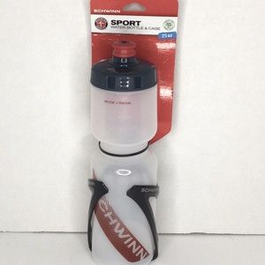 NWT Schwinn water bottle and cage 25 oz plastic